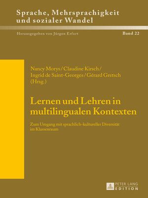 cover image of Lernen und Lehren in multilingualen Kontexten